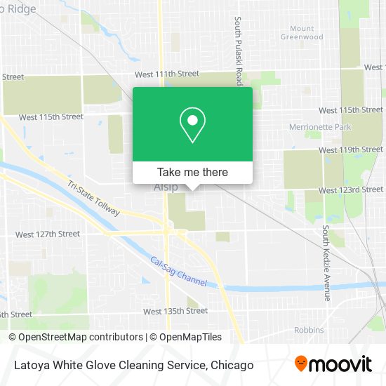 Latoya White Glove Cleaning Service map
