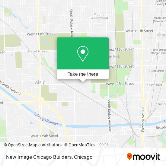 Mapa de New Image Chicago Builders
