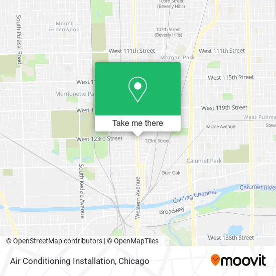 Air Conditioning Installation map