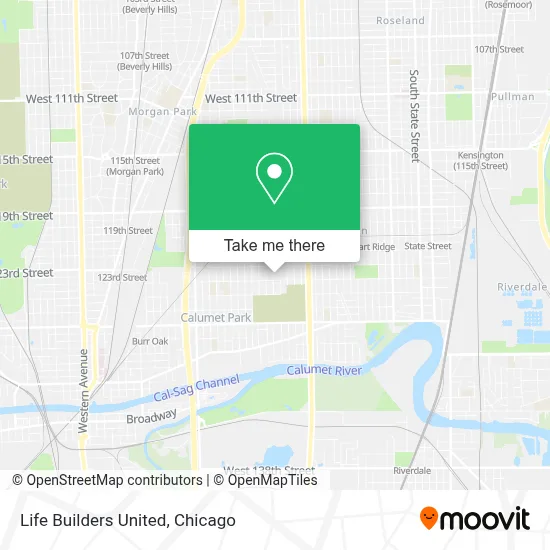 Life Builders United map