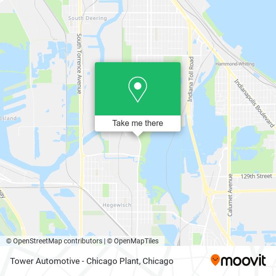Mapa de Tower Automotive - Chicago Plant