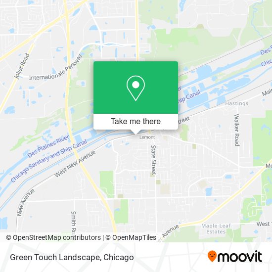 Green Touch Landscape map