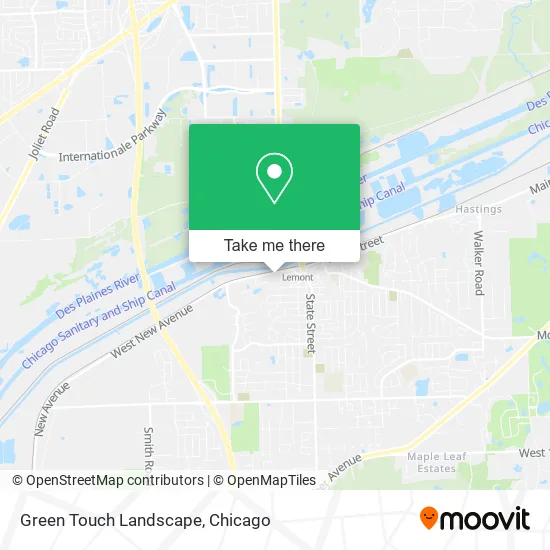 Green Touch Landscape map