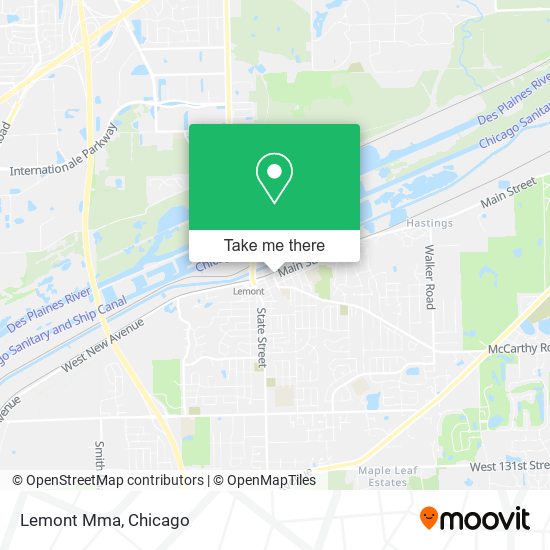 Lemont Mma map