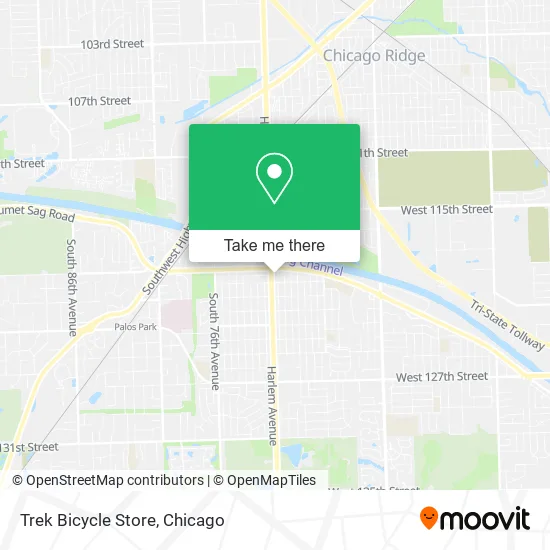 Trek Bicycle Store map