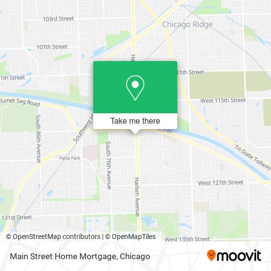 Main Street Home Mortgage map