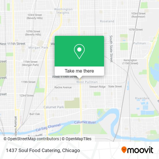 1437 Soul Food Catering map
