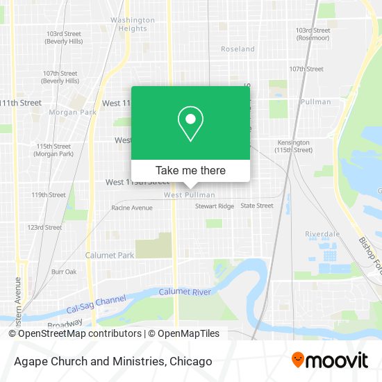 Agape Church and Ministries map