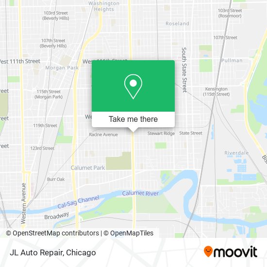 JL Auto Repair map