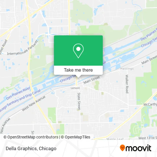 Della Graphics map