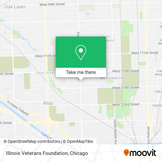 Illinois Veterans Foundation map
