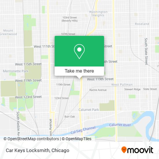 Car Keys Locksmith map