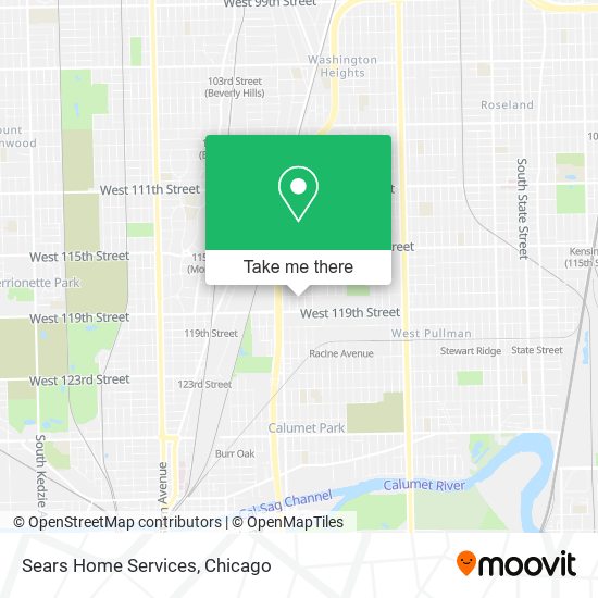 Sears Home Services map