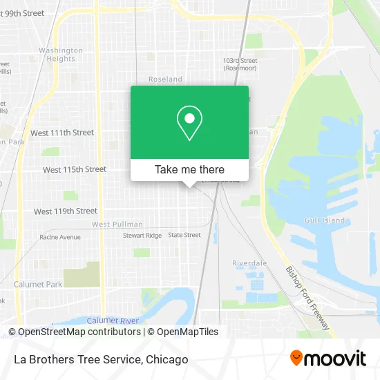 La Brothers Tree Service map