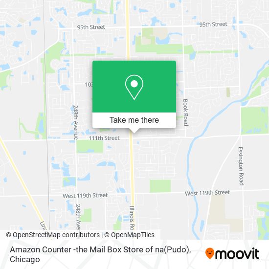 Mapa de Amazon Counter -the Mail Box Store of na(Pudo)