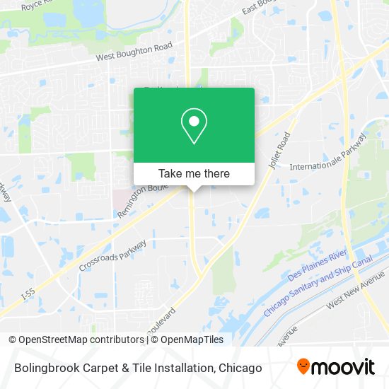 Mapa de Bolingbrook Carpet & Tile Installation