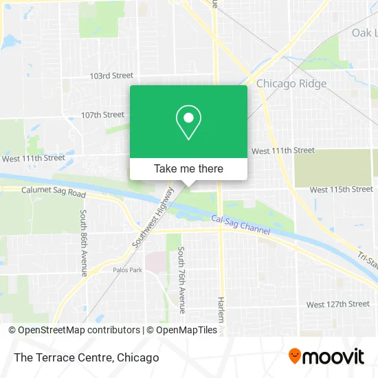 The Terrace Centre map