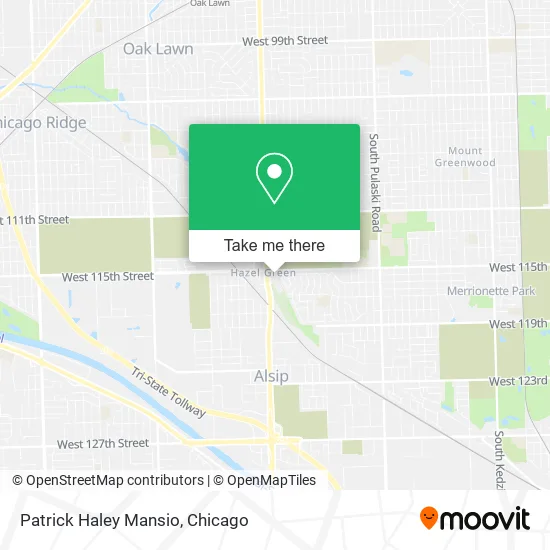 Patrick Haley Mansio map