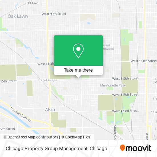 Chicago Property Group Management map