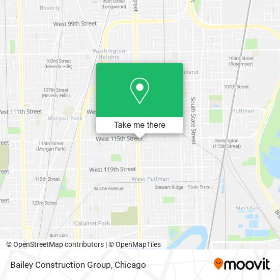 Bailey Construction Group map