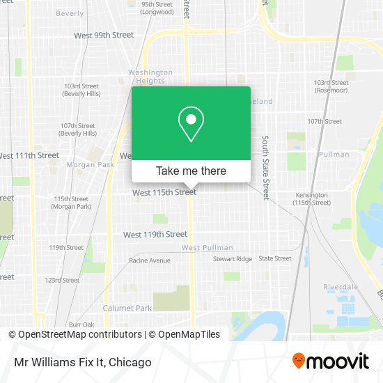 Mapa de Mr Williams Fix It