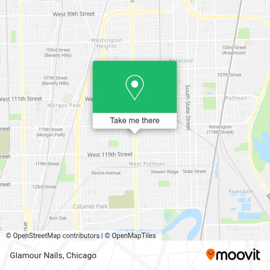 Glamour Nails map