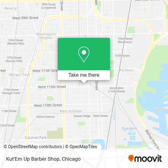 Kut'Em Up Barber Shop map