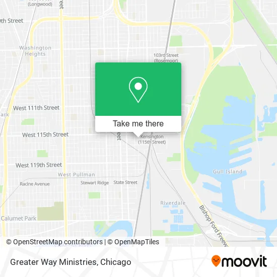 Greater Way Ministries map