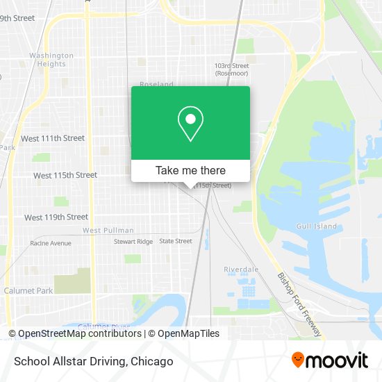 School Allstar Driving map