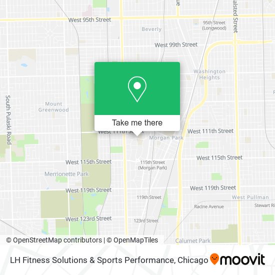 LH Fitness Solutions & Sports Performance map