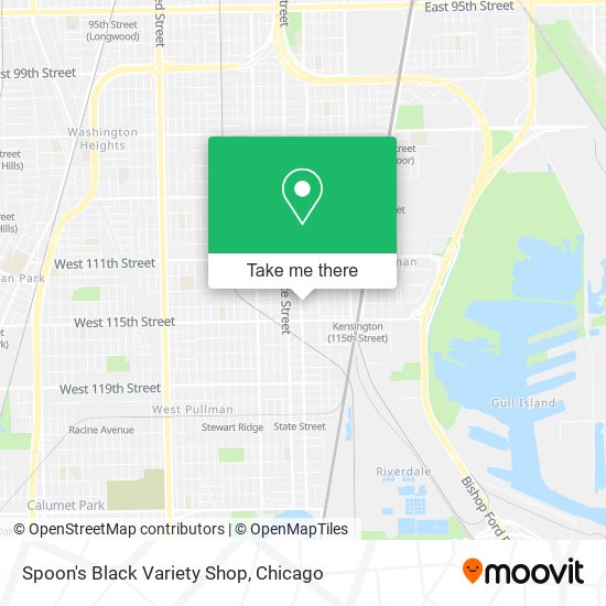 Mapa de Spoon's Black Variety Shop