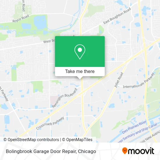 Bolingbrook Garage Door Repair map