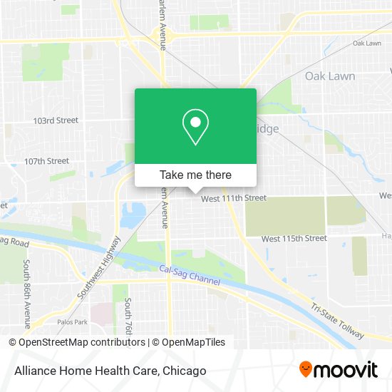 Alliance Home Health Care map