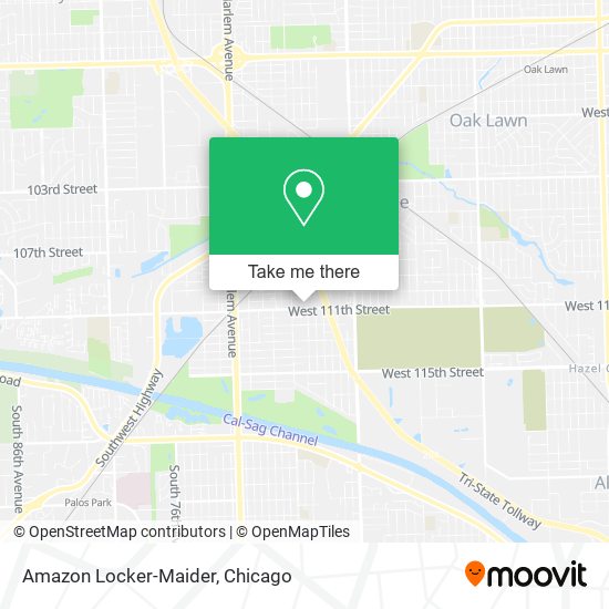 Amazon Locker-Maider map