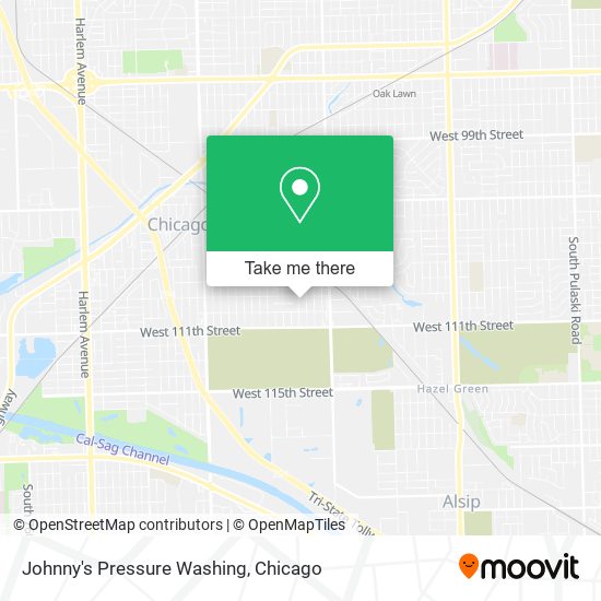 Johnny's Pressure Washing map