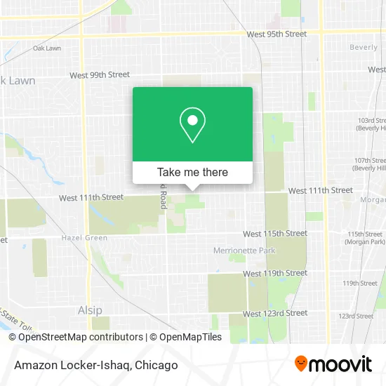 Amazon Locker-Ishaq map