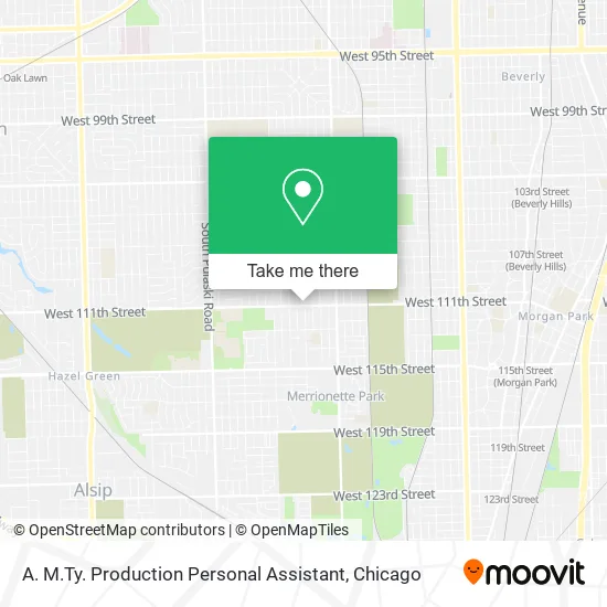Mapa de A. M.Ty. Production Personal Assistant