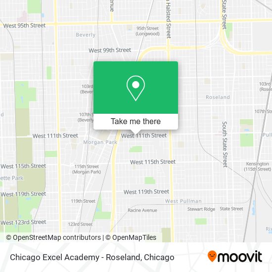 Chicago Excel Academy - Roseland map