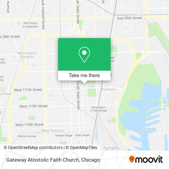 Gateway Atostolic Faith Church map