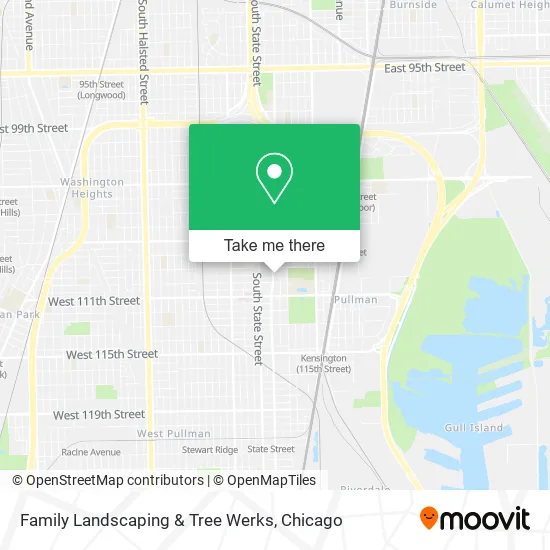 Family Landscaping & Tree Werks map