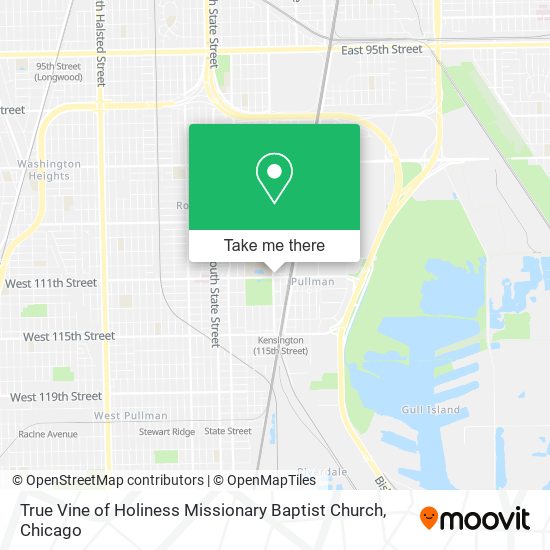 Mapa de True Vine of Holiness Missionary Baptist Church