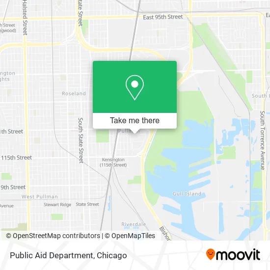 Public Aid Department map