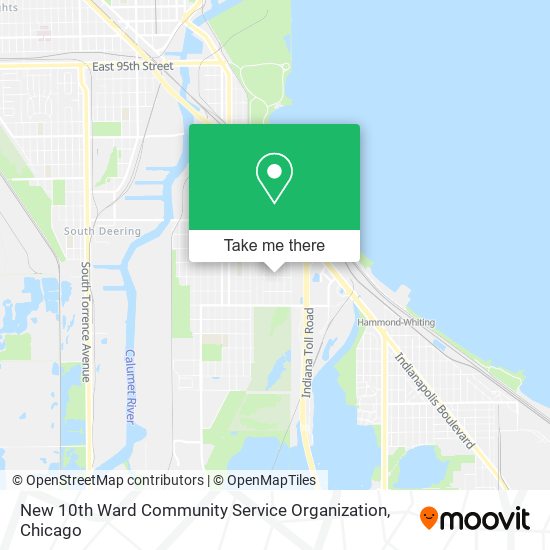 New 10th Ward Community Service Organization map