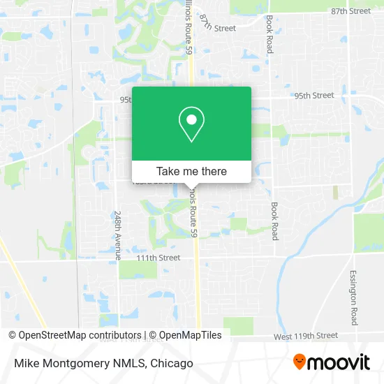 Mike Montgomery NMLS map