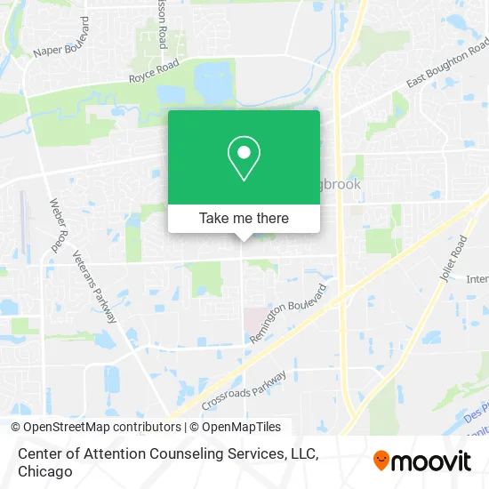 Center of Attention Counseling Services, LLC map