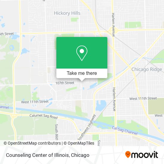 Counseling Center of Illinois map