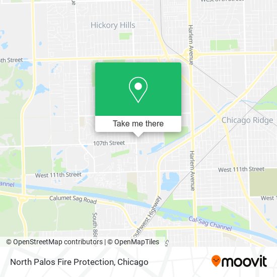 North Palos Fire Protection map