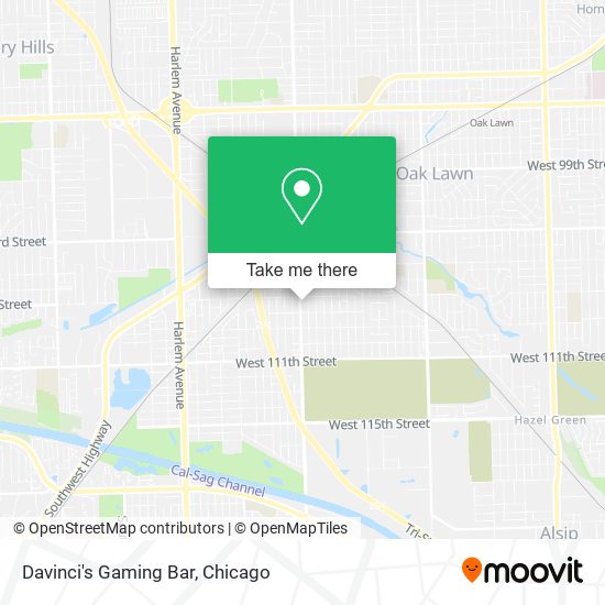 Davinci's Gaming Bar map