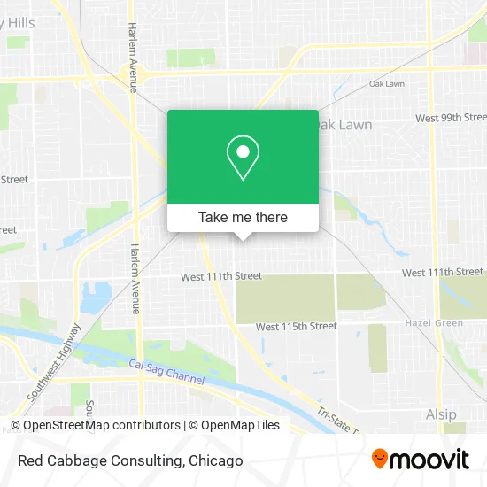 Red Cabbage Consulting map