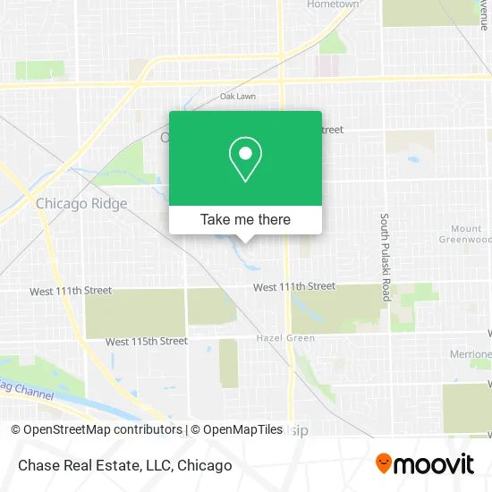 Chase Real Estate, LLC map